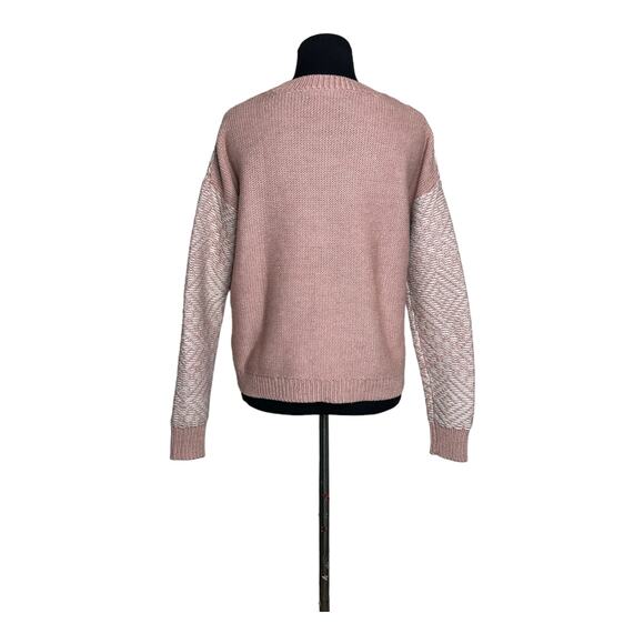 Madewell Blush Pink Argyle Southwest Pullover Sweater Size XXS - Picture 10 of 10